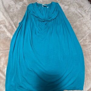 Michael Stars Turquoise Gathered Top OS